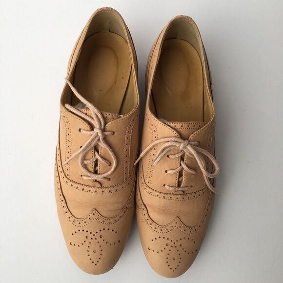 J.Crew Sz 6 Camden Leather brogues Shoe Oxford - Picture 4 of 8